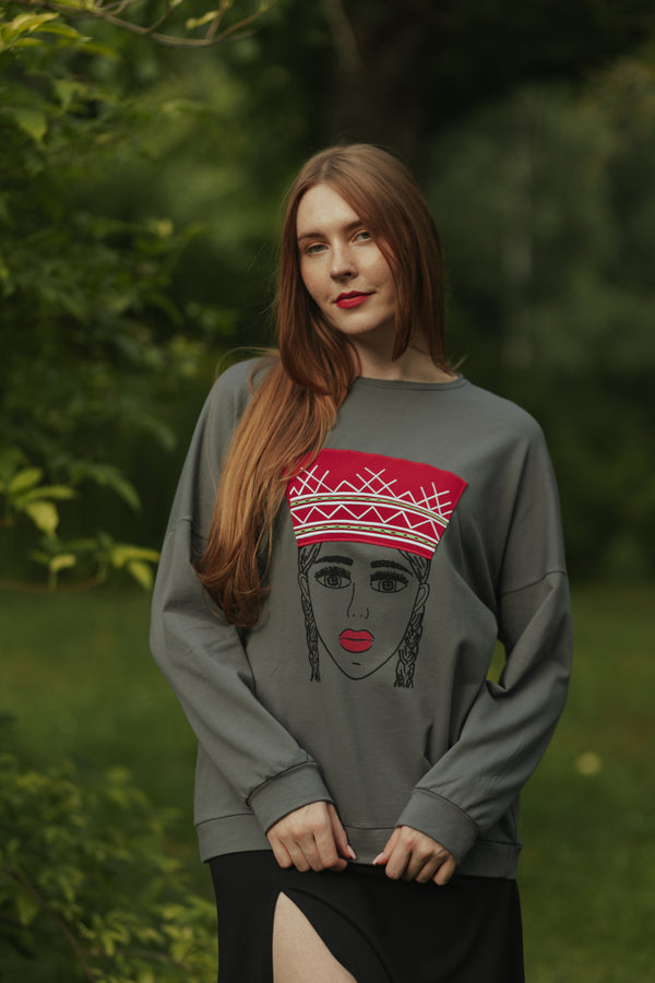 SWEATSHIRT SOUTH LATGALIAN CROWN