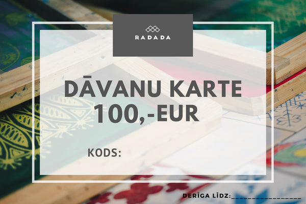 GIFT CARD 100 EUR