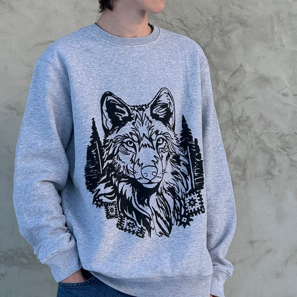 SWEATSHIRT NORDIC WOLF