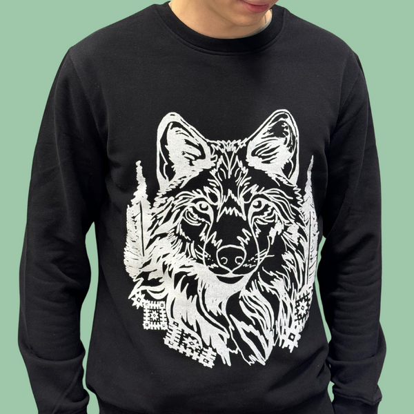 SWEATSHIRT NORDIC WOLF